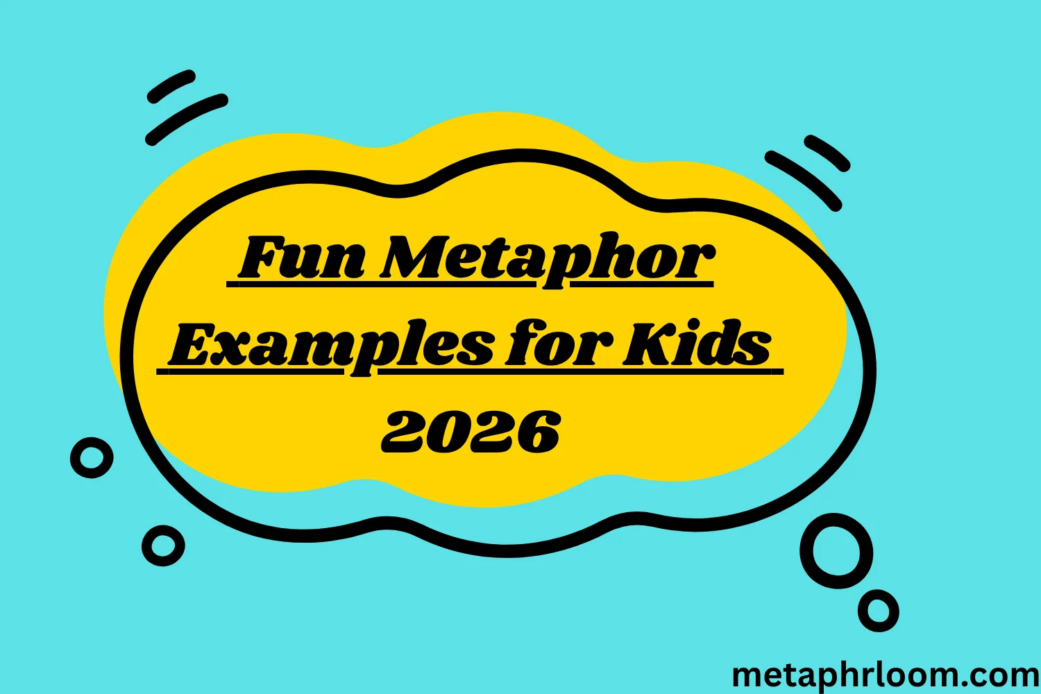 Fun Metaphor Examples for Kids