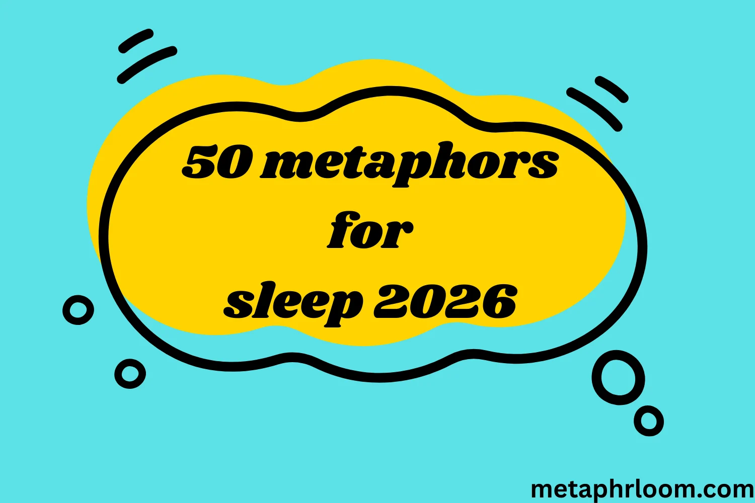 metaphors for sleep