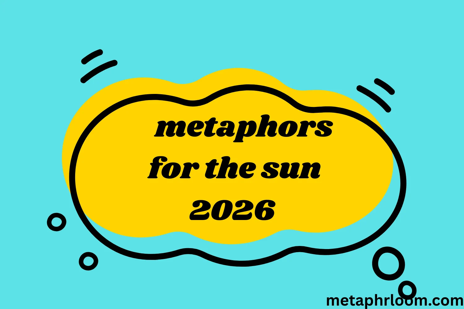 metaphors for the sun