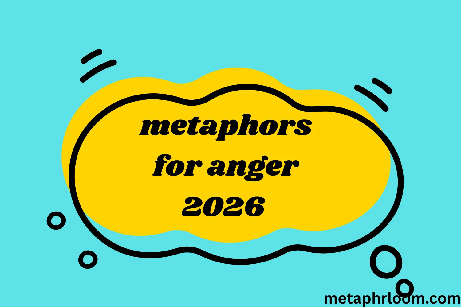 metaphors for anger
