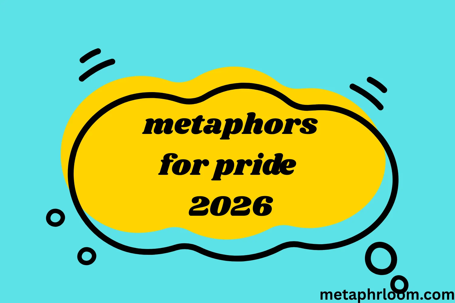 metaphors for pride