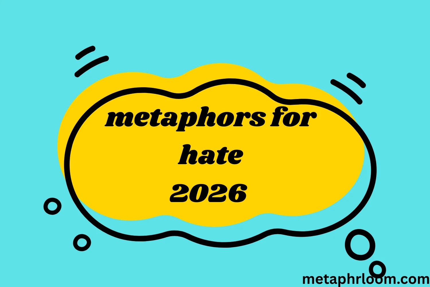 metaphors for hate