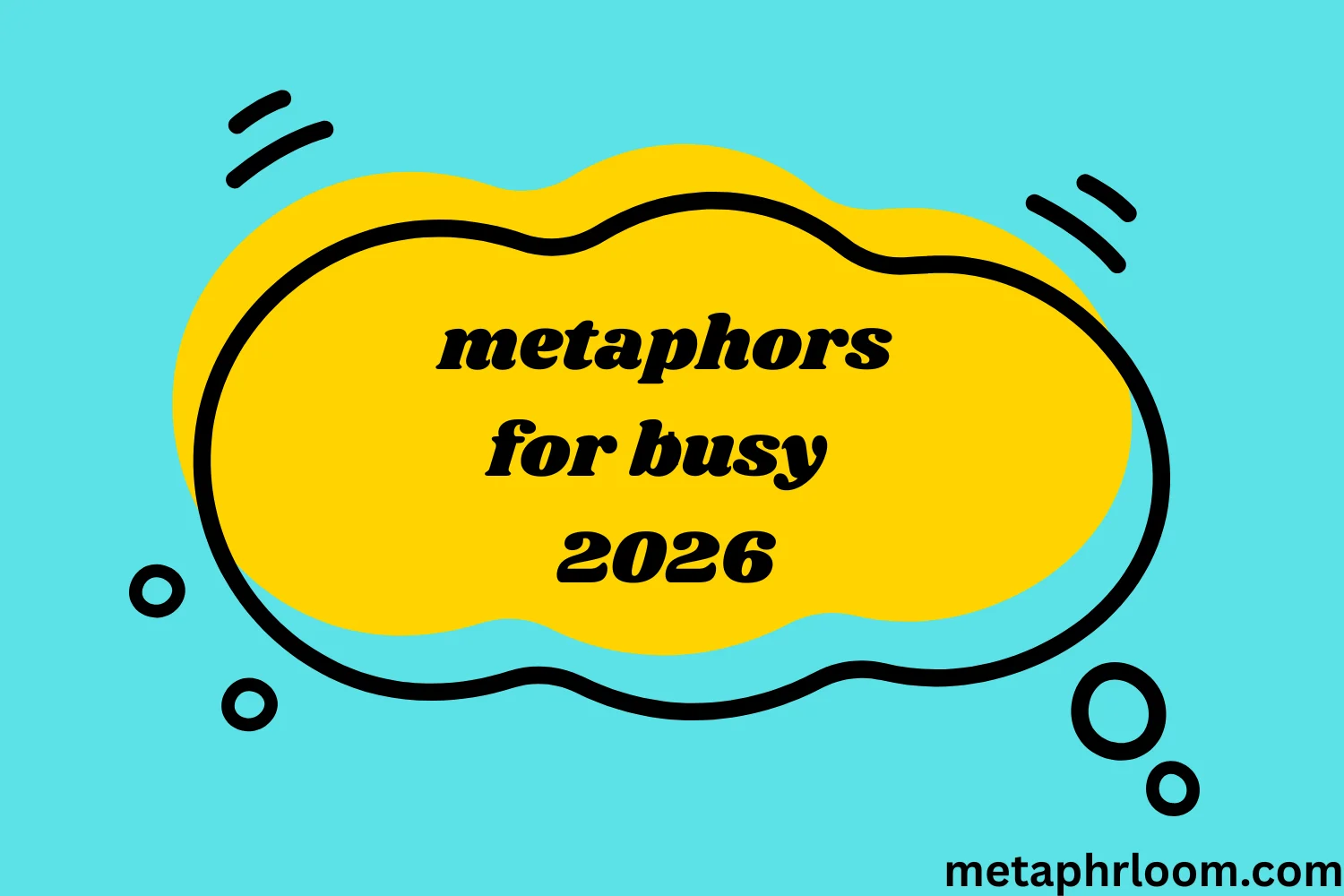 metaphors for busy