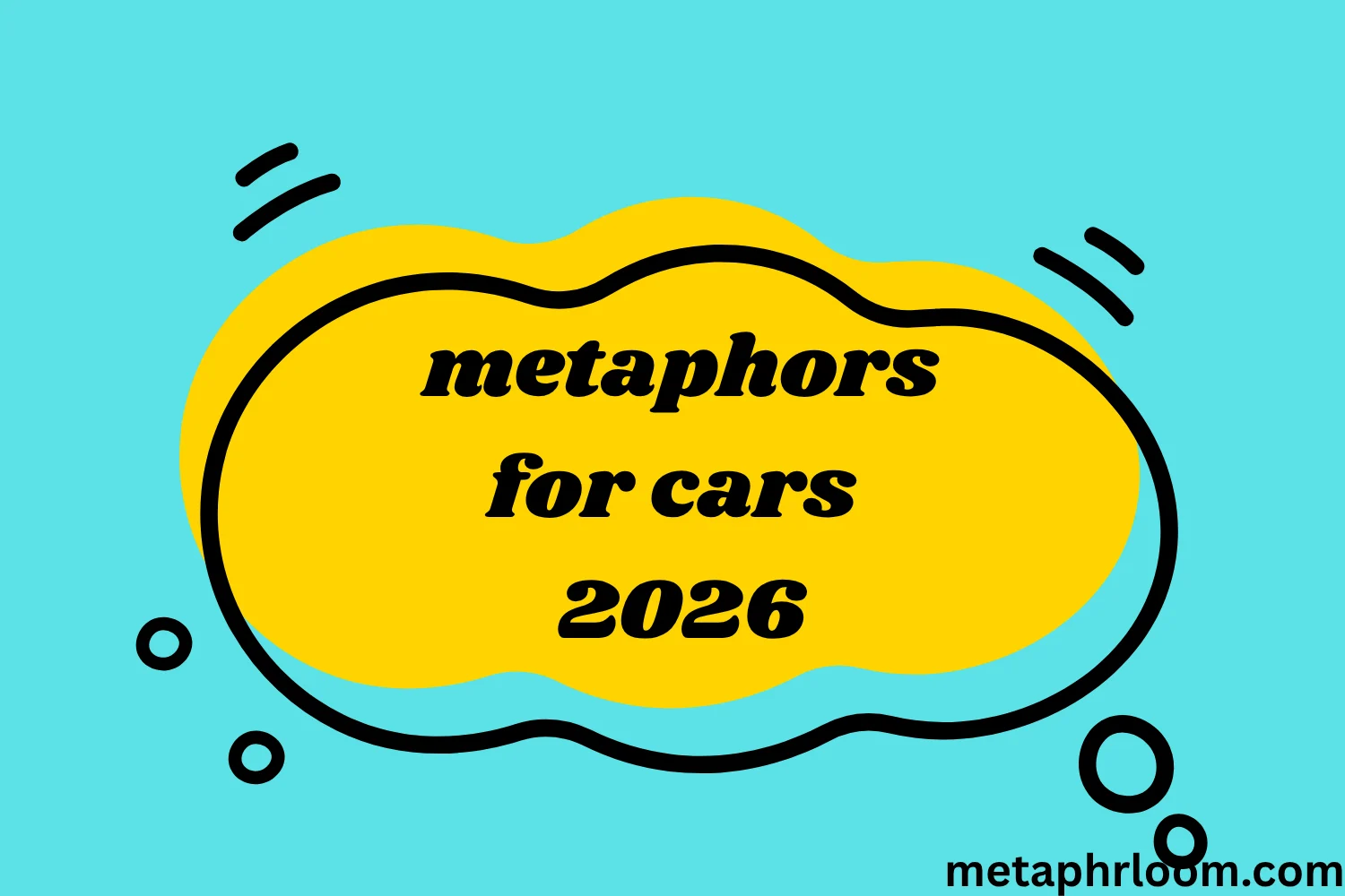 metaphors for cars