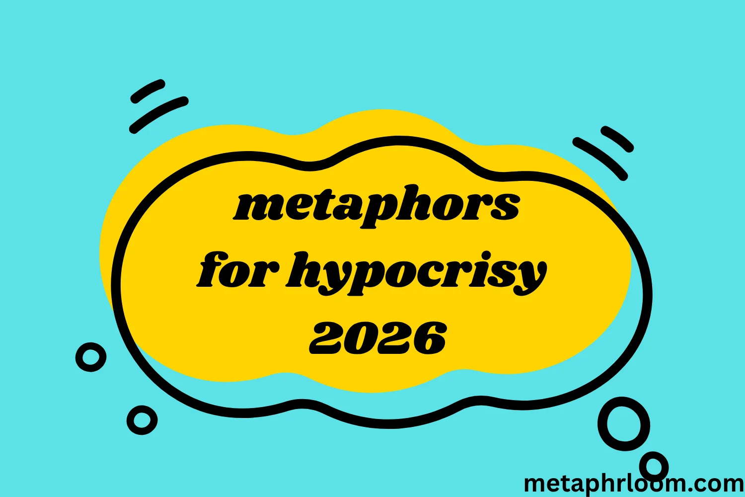metaphors for hypocrisy