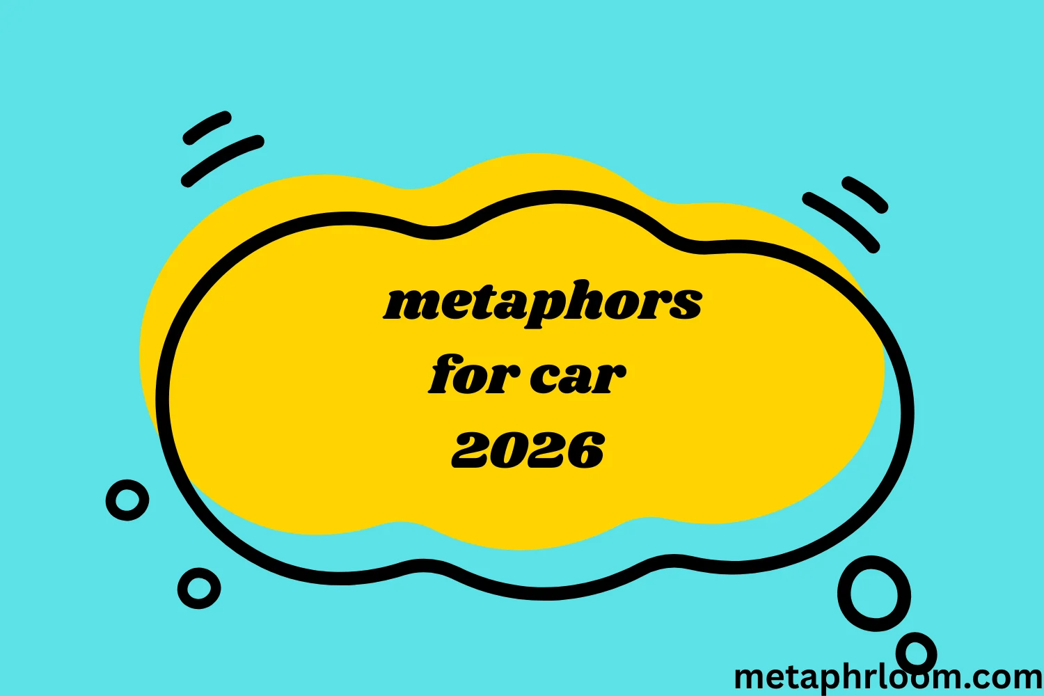metaphors for car