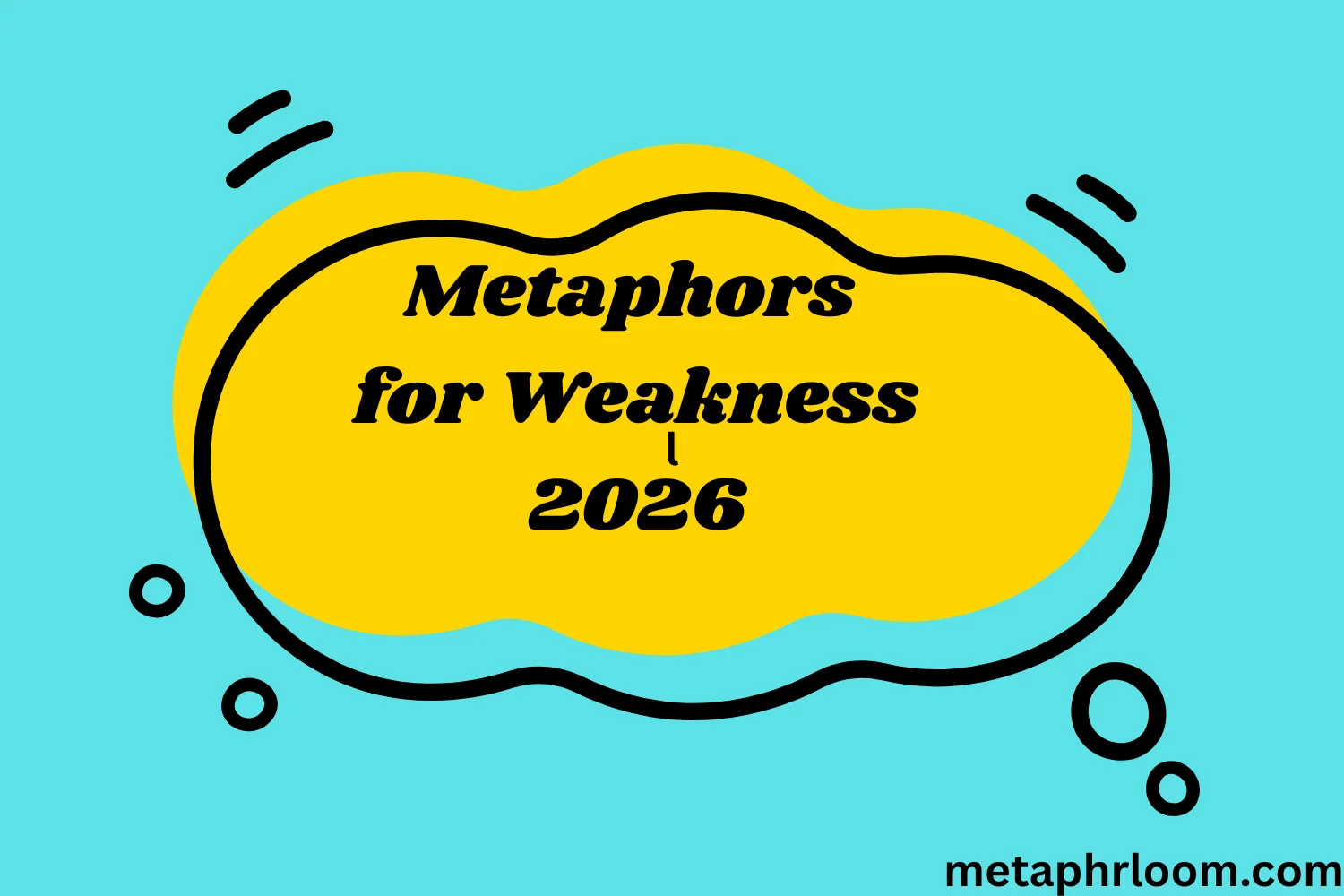 Metaphors for Weakness