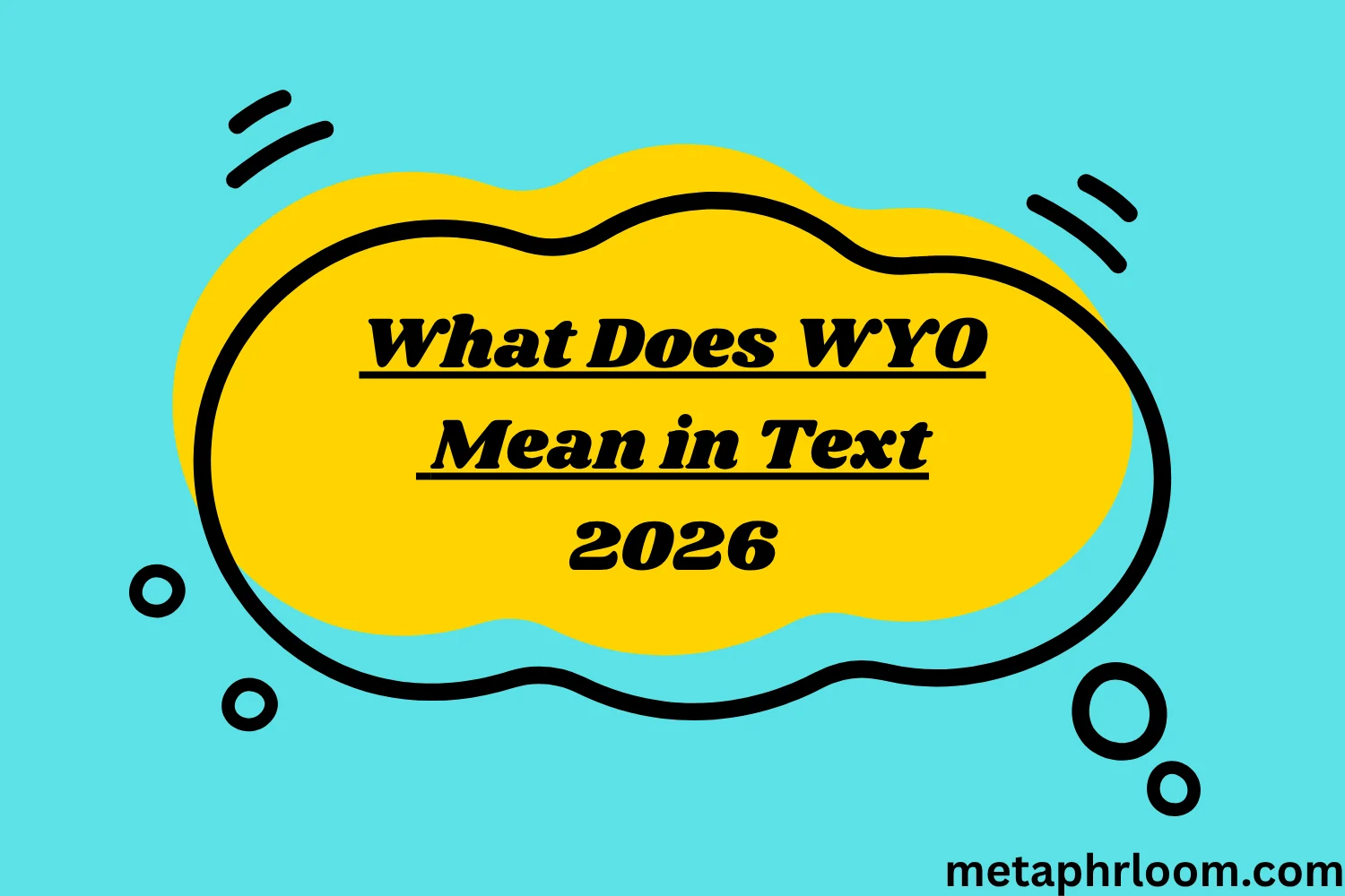 What Does WYO Mean in Text