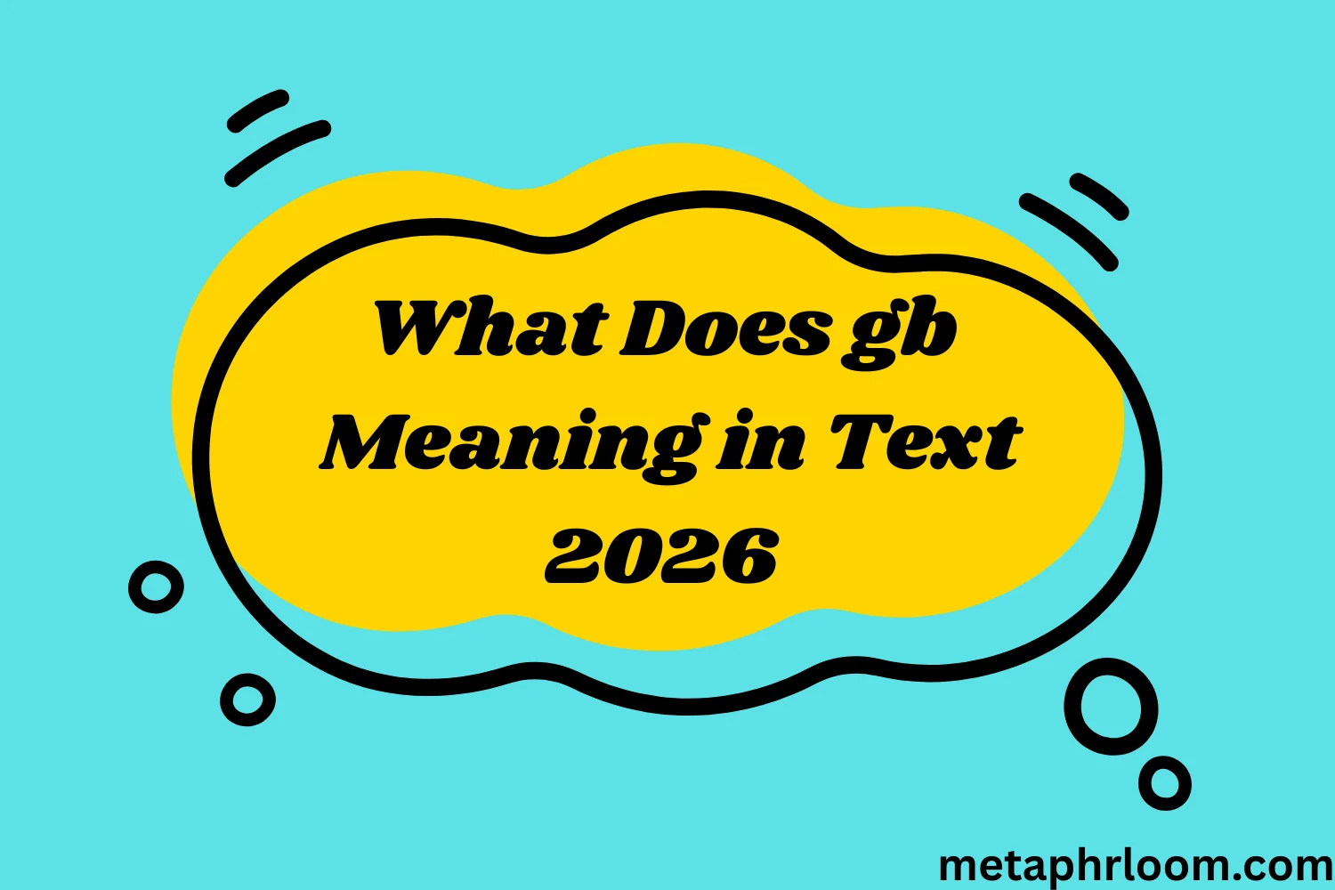 What Does gb Meaning in Text