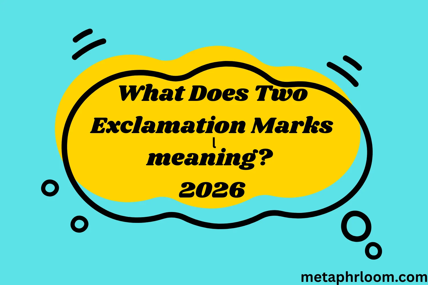 What Does Two Exclamation Marks Mean in Text?
