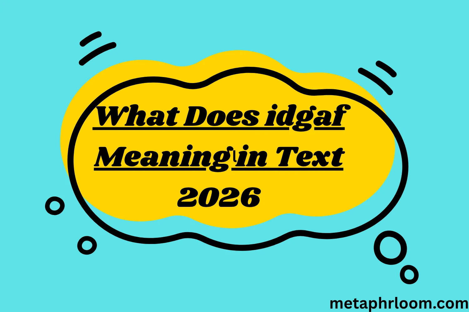 What Does idgaf Meaning in Text