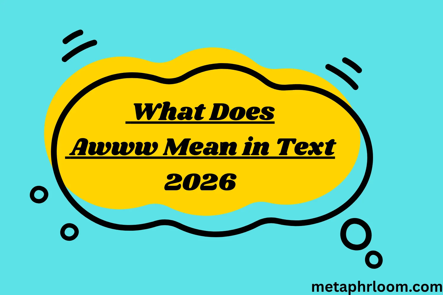 What Does Awww Mean in Text