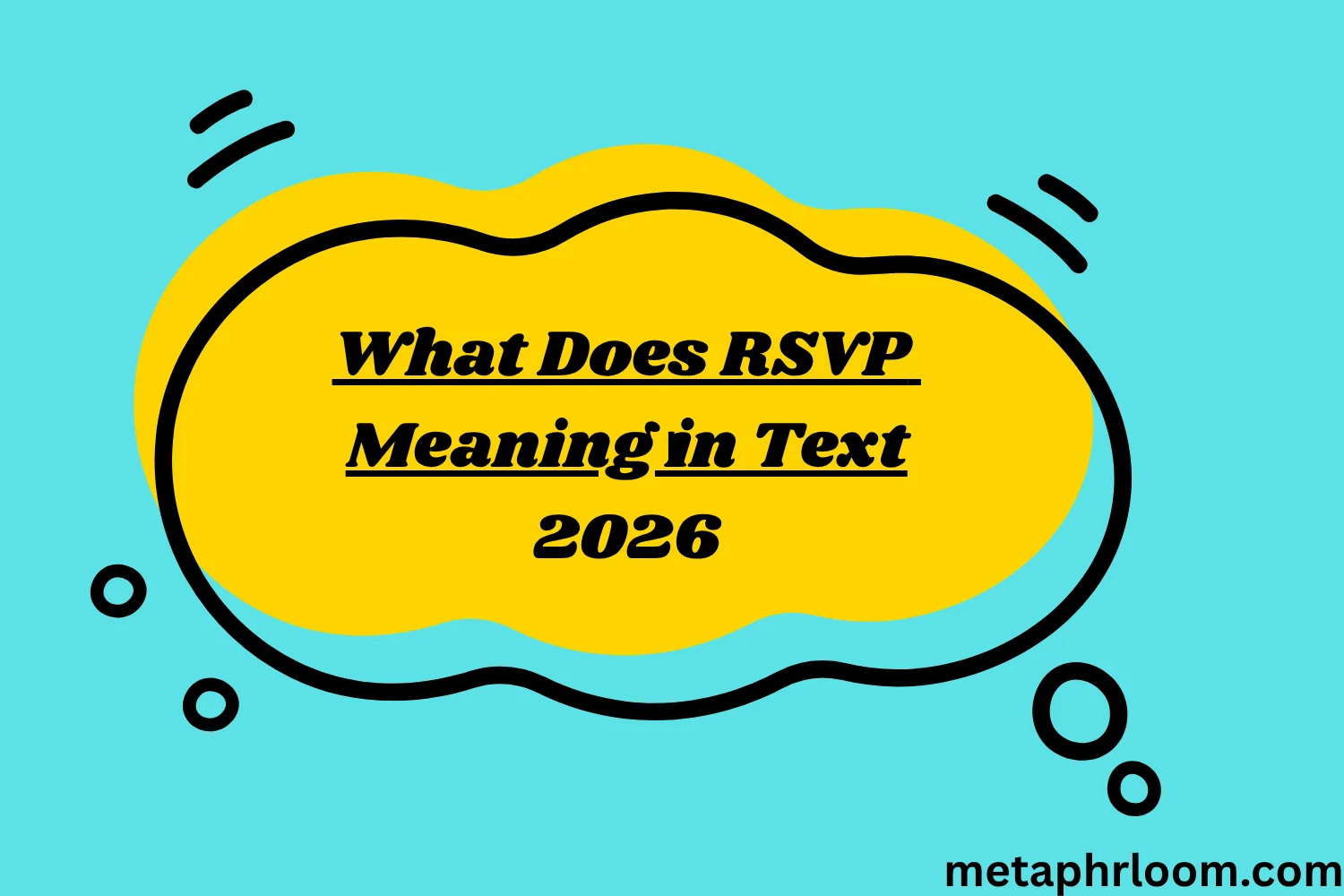 What Does RSVP Meaning in Text