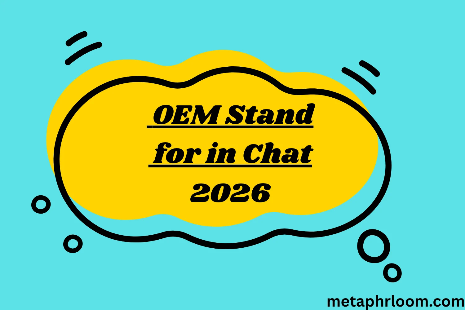 OEM Stand for in Chat