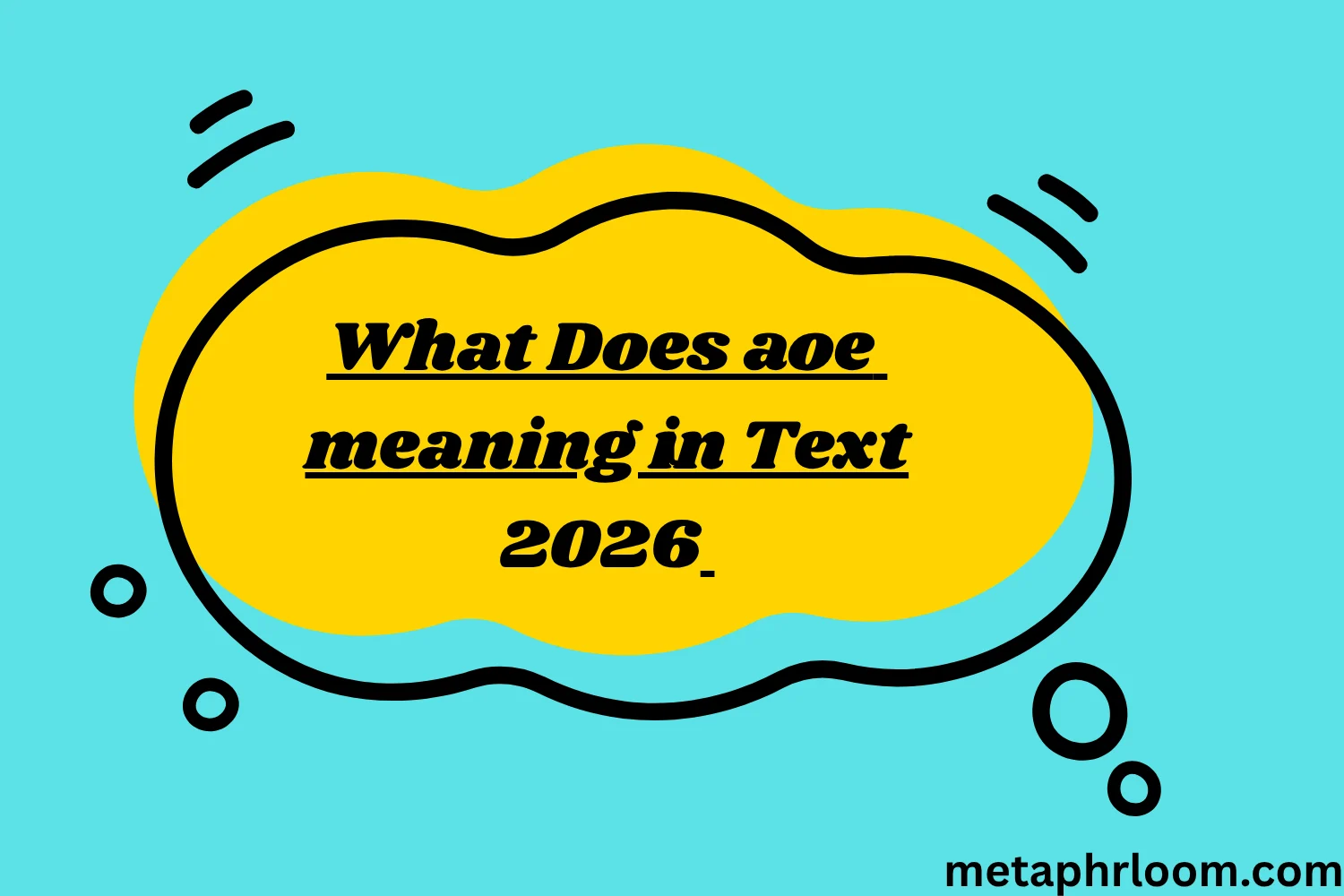 What Does aoe meaning in Text