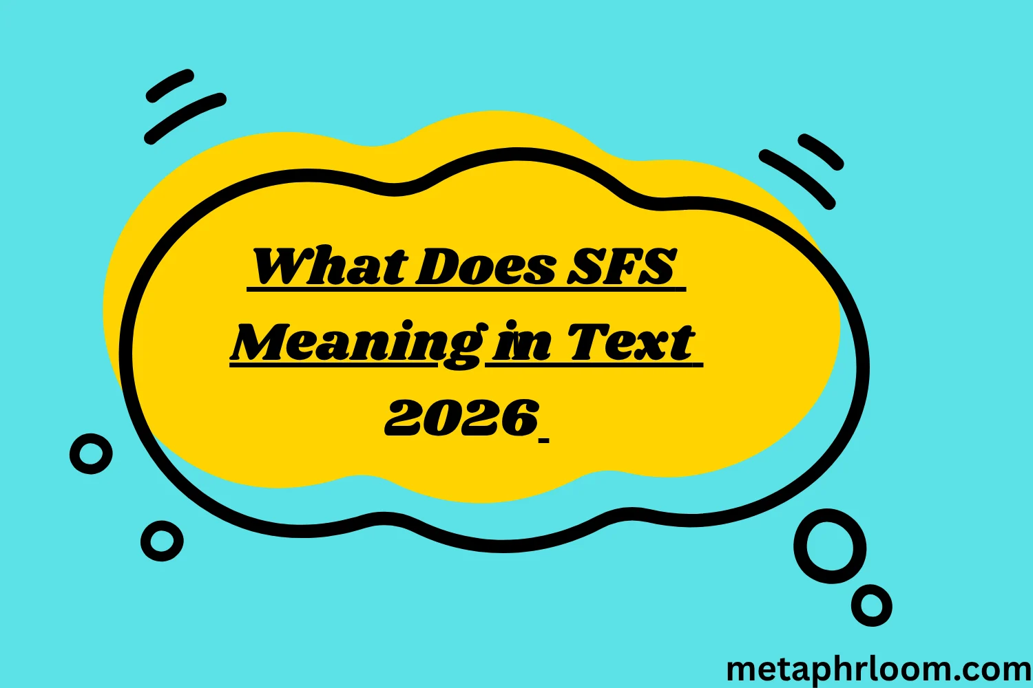 What Does SFS Meaning in Text